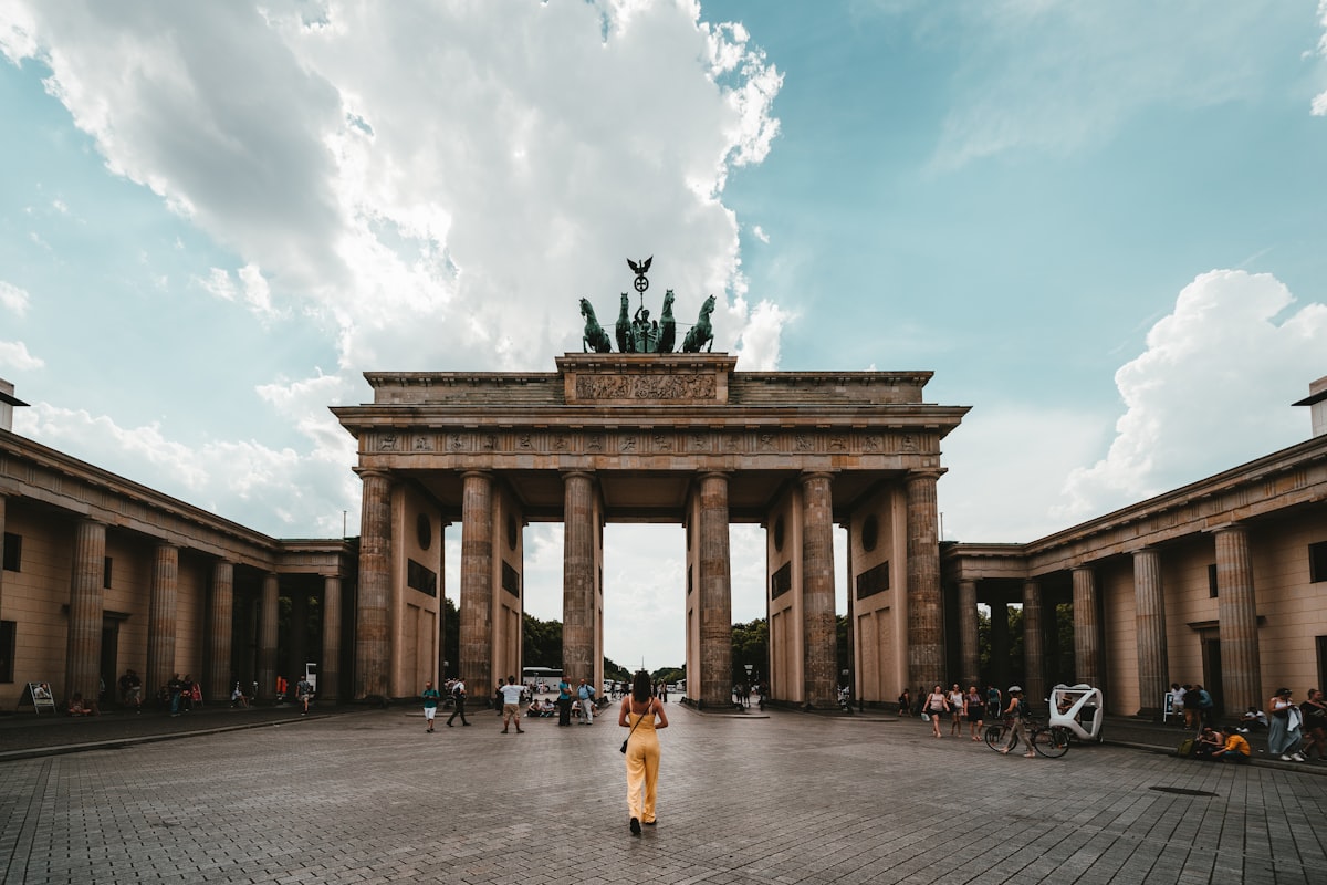 Berlin cost of living for international students - Brandenburg Gate and city skyline