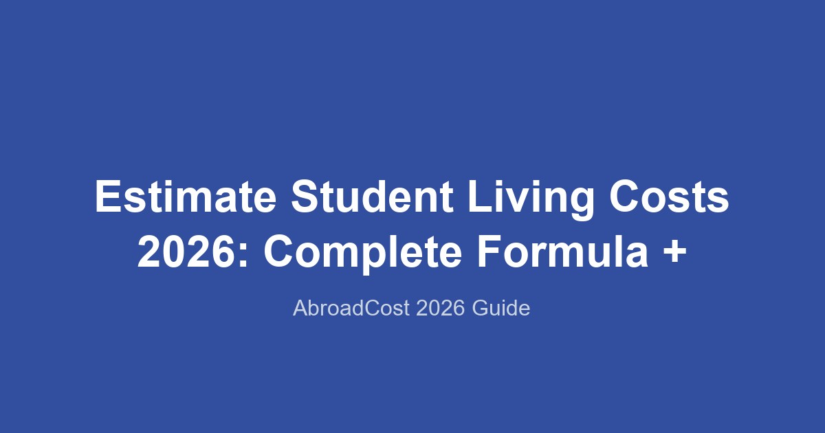 Estimate Living Costs featured image