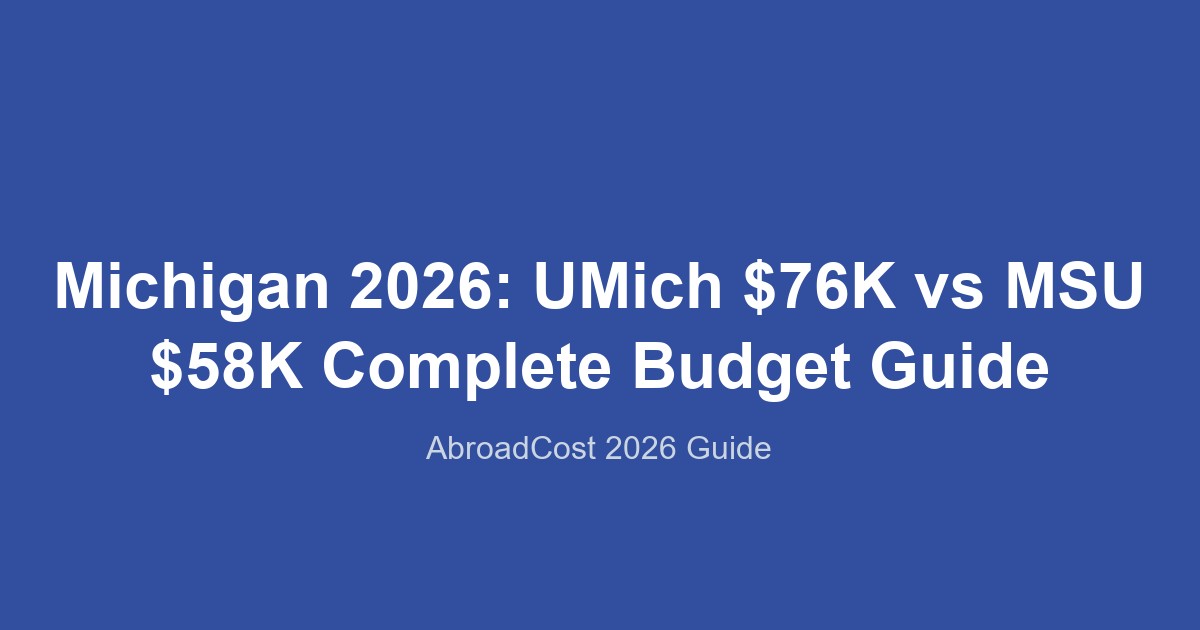 Michigan Cost Of Living 2026 featured image