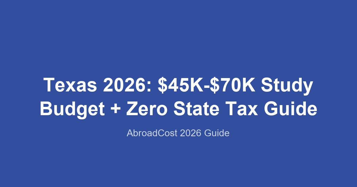Texas Cost Of Living2026 featured image