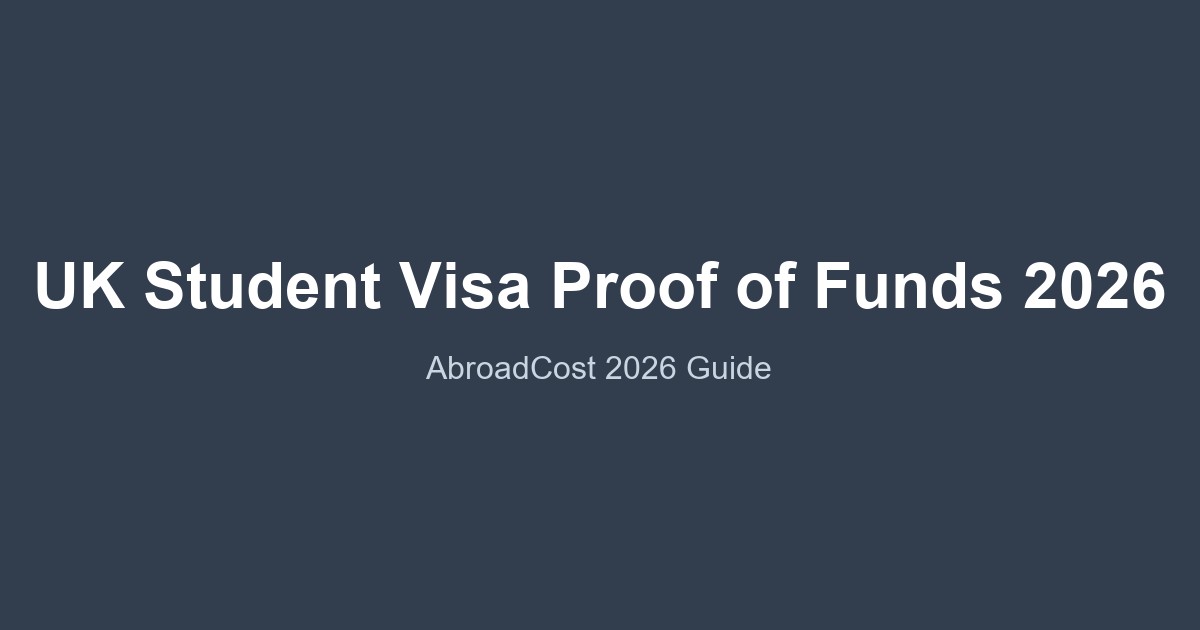 Uk Student Visa Proof Of Funds Guide featured image